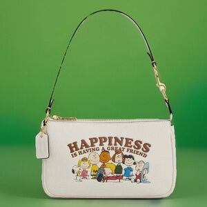 Coach X Peanuts Leather Nolita 19 💯 Auth Perfect Gift -Peanuts Lovers NEW & Bag